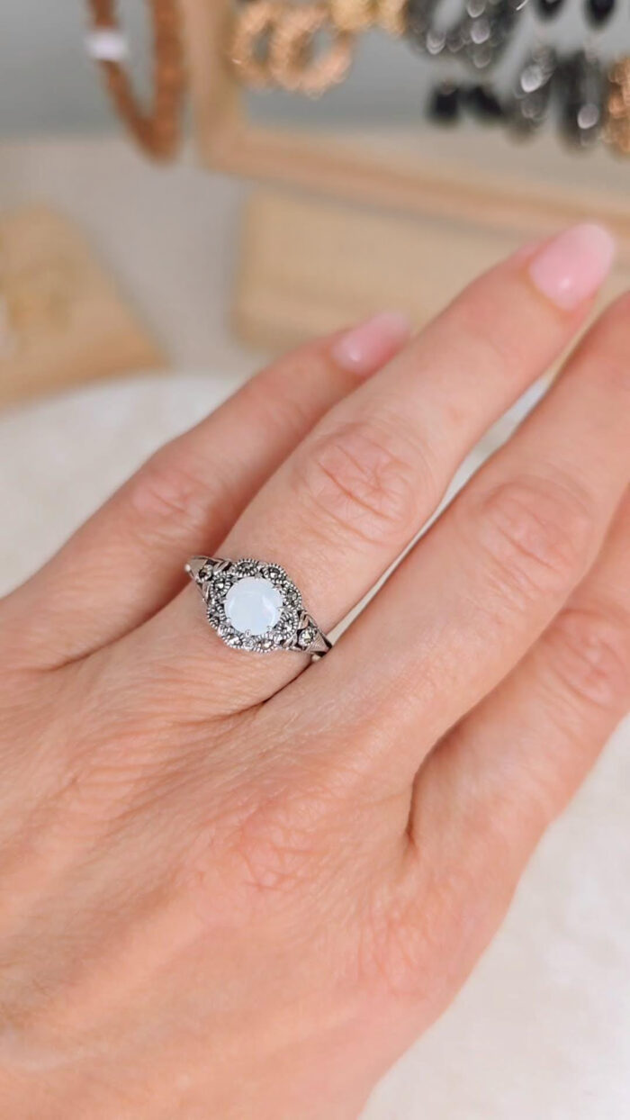Anello Argento 925% con Opale